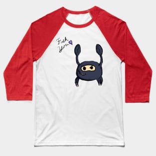 Blue Spycrab Fuck you Baseball T-Shirt